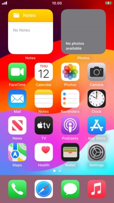 When the battery charging icon is displayed, charging is in progress.