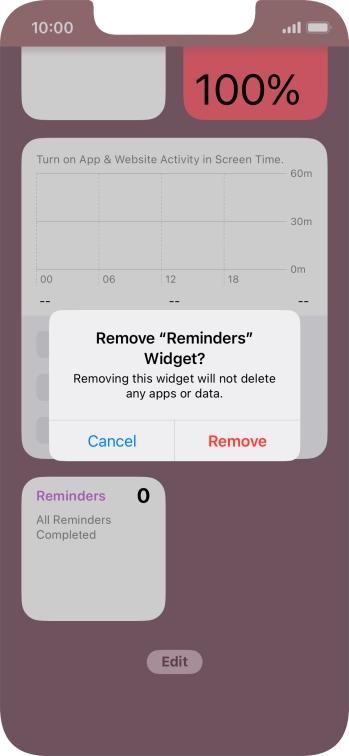 Press Remove.