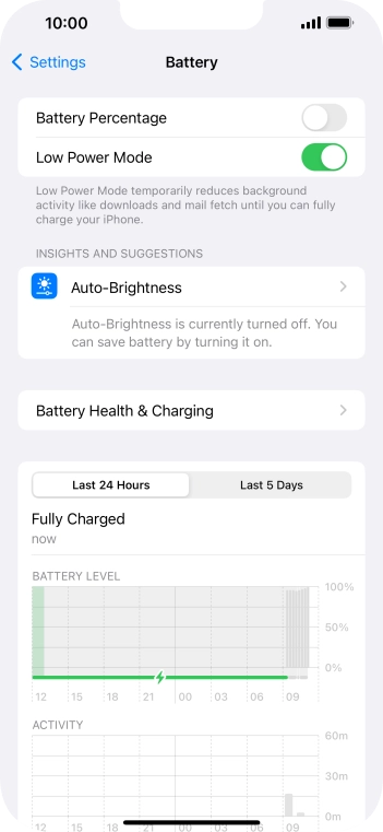 Slide your finger upwards starting from the bottom of the screen to return to the home screen.