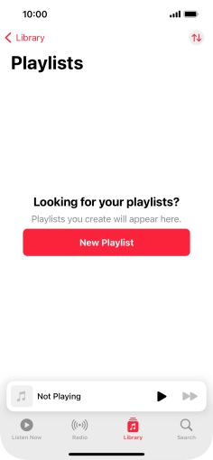 Press New Playlist.