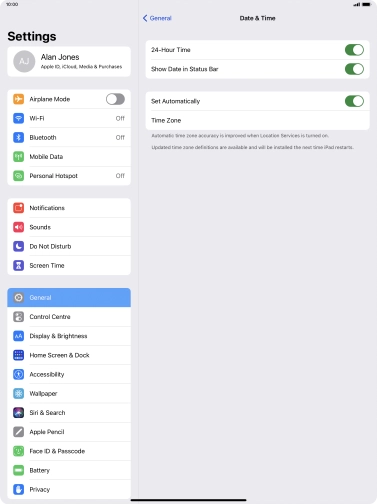 Slide your finger upwards starting from the bottom of the screen to return to the home screen.