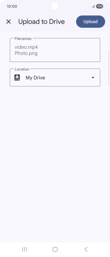 Press the field below 