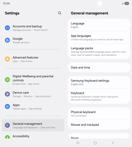 Press Date and time.