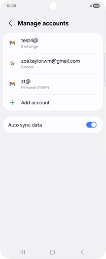 Press the Home key to return to the home screen.