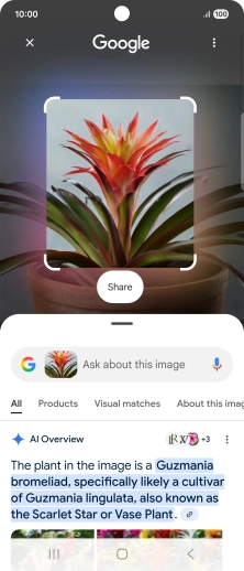 Follow the instructions on the screen to use the search results.