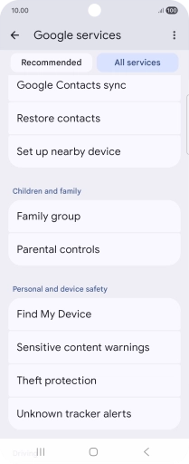 Press Find My Device.