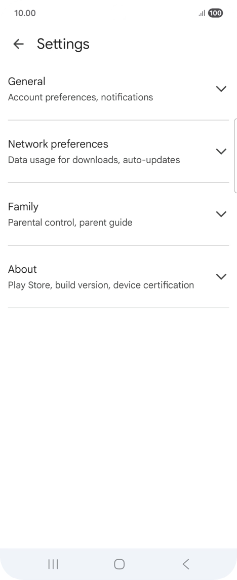 Press Network preferences.