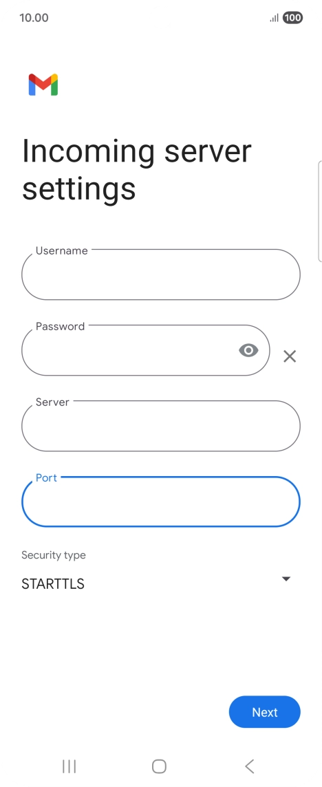 Press the drop down list below 