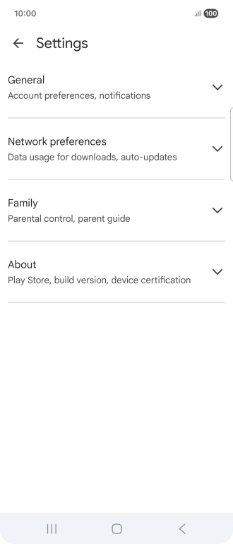 Press Network preferences.