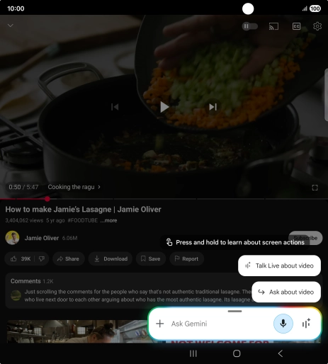 Press Ask about video.
