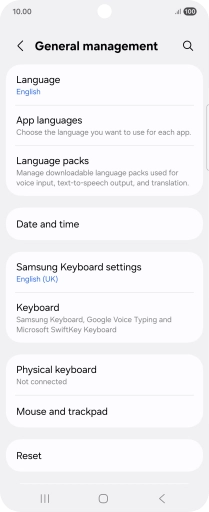 Press Date and time.