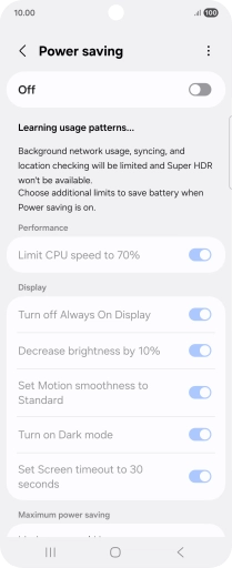 Press the indicator below 