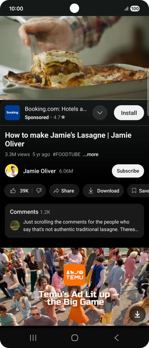 Press and hold the Home key to activate Gemini.