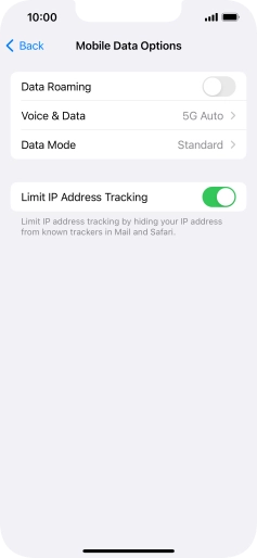 Press Data Mode.