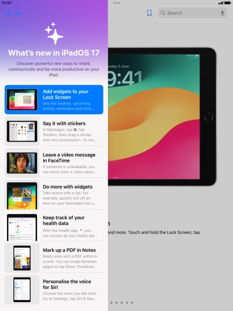 Press the Home key to return to the home screen.