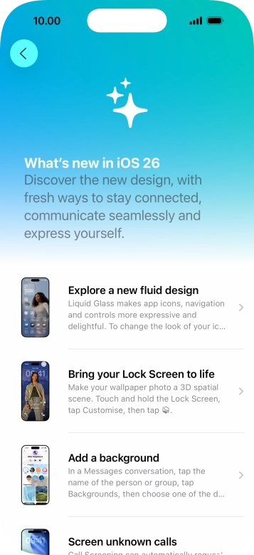 Slide your finger upwards starting from the bottom of the screen to return to the home screen.