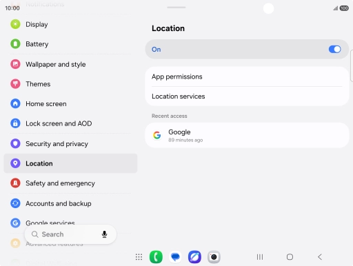 Press App permissions.
