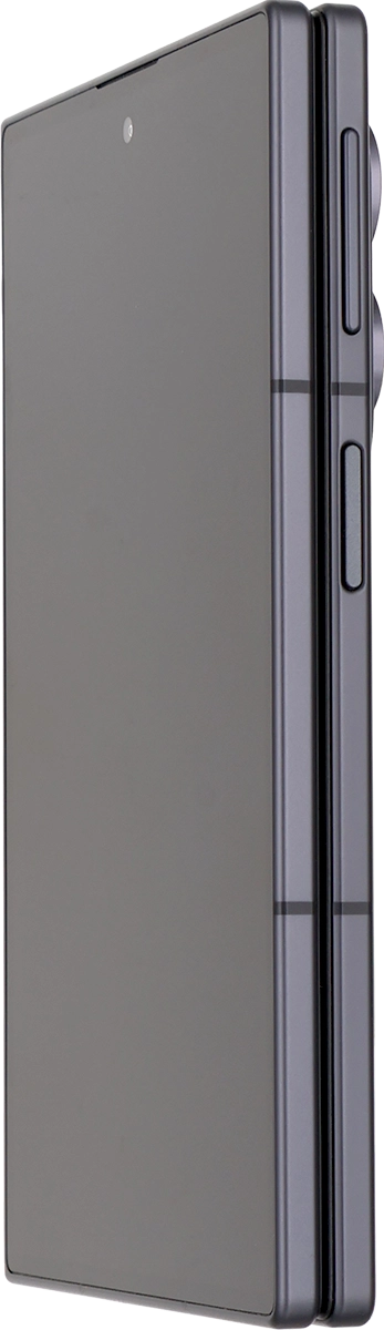 Simultaneously, press the Side key and the lower part of the Volume key and keep them both pressed until your phone restarts.