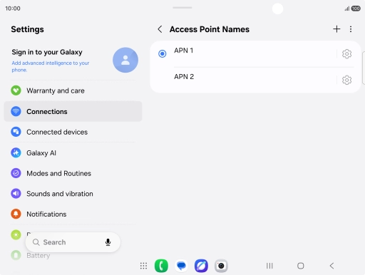 Press the Home key to return to the home screen.