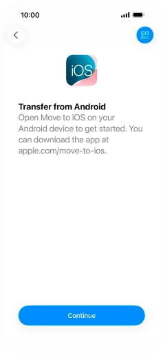 To transfer content to your phone, you need to install the app 