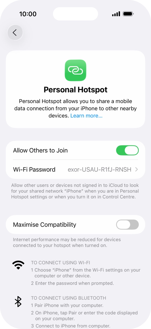 Slide your finger upwards starting from the bottom of the screen to return to the home screen.