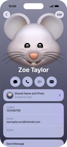 Slide your finger upwards starting from the bottom of the screen to return to the home screen.