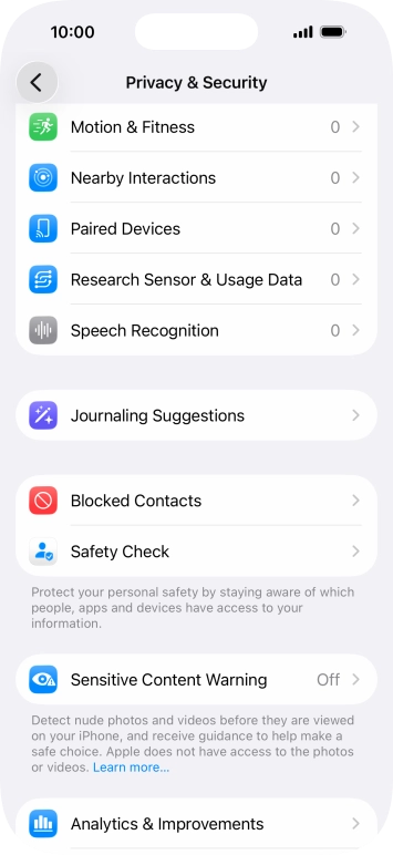 Press Sensitive Content Warning.