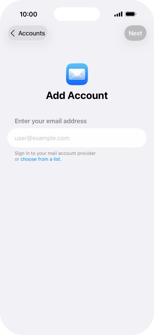 Press the field below 