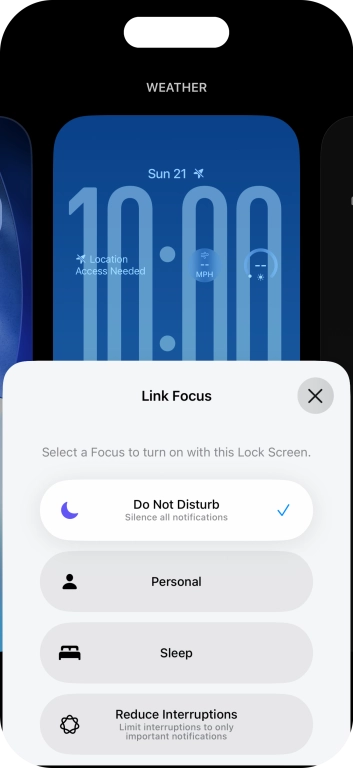 Press the close icon.