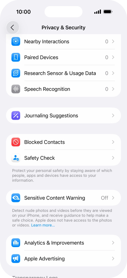 Press Sensitive Content Warning.