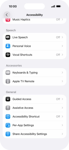 Press the required category below 