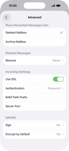 Press Authentication.