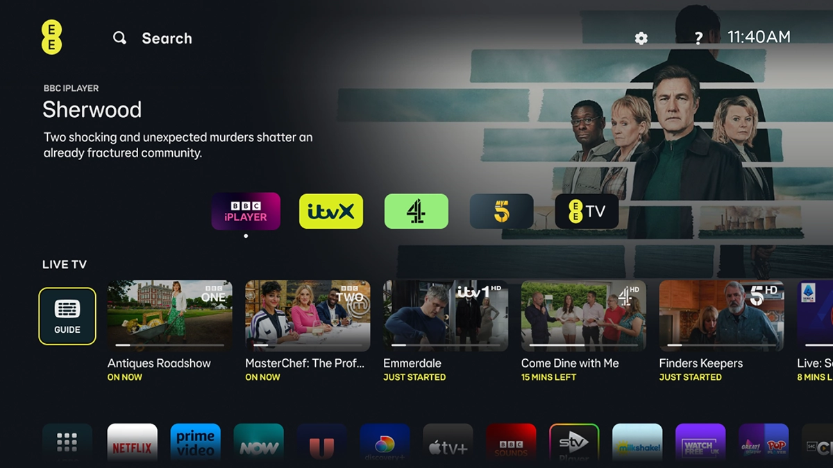 When this screen is displayed, your set-top box is ready for use.