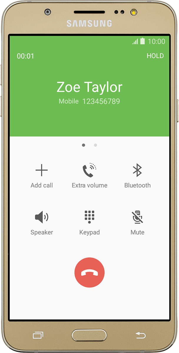 call - Samsung Gear Sport (TIZEN OS 