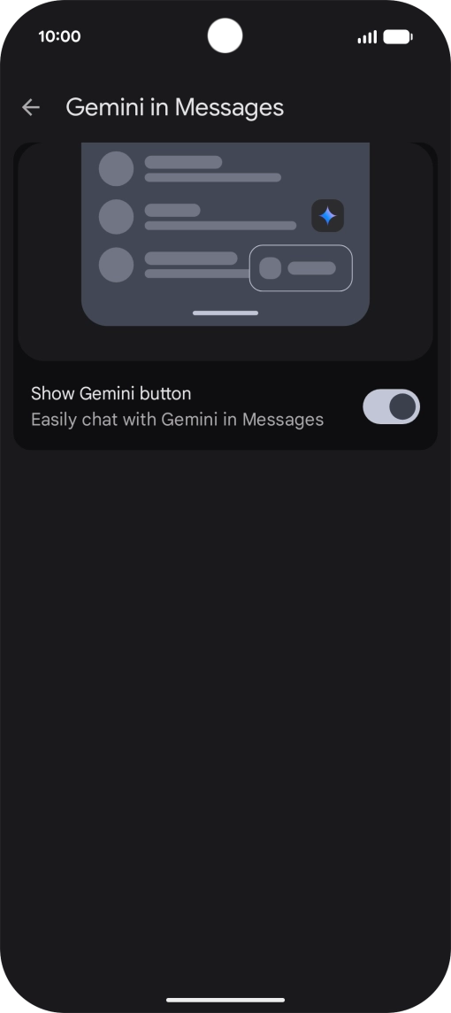 Press arrow left the necessary number of times to return to the list of messages.