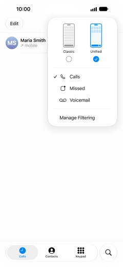 Press Voicemail.