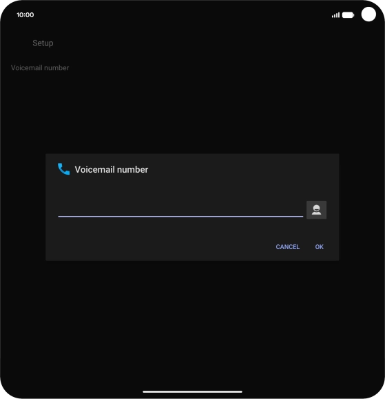 Key in +447953222222 and press OK.