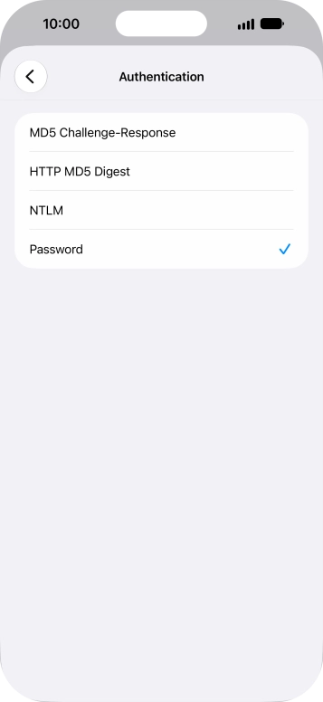 Press Password.