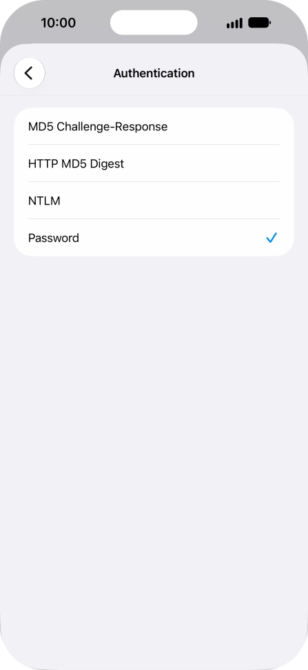 Press Password.