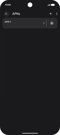 Press the add icon.