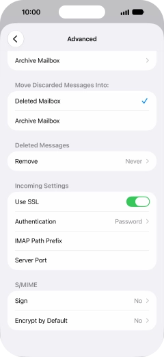 Press Authentication.