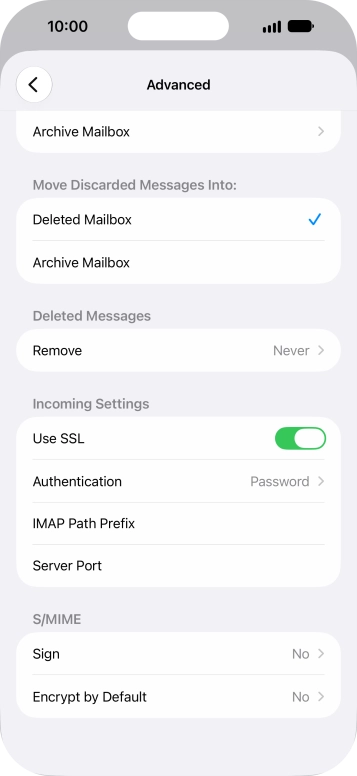 Press Authentication.