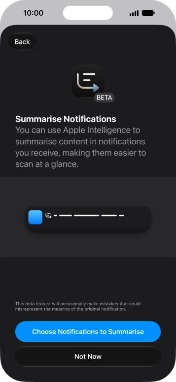 If you turn on the function, follow the instructions on the screen to select more settings.