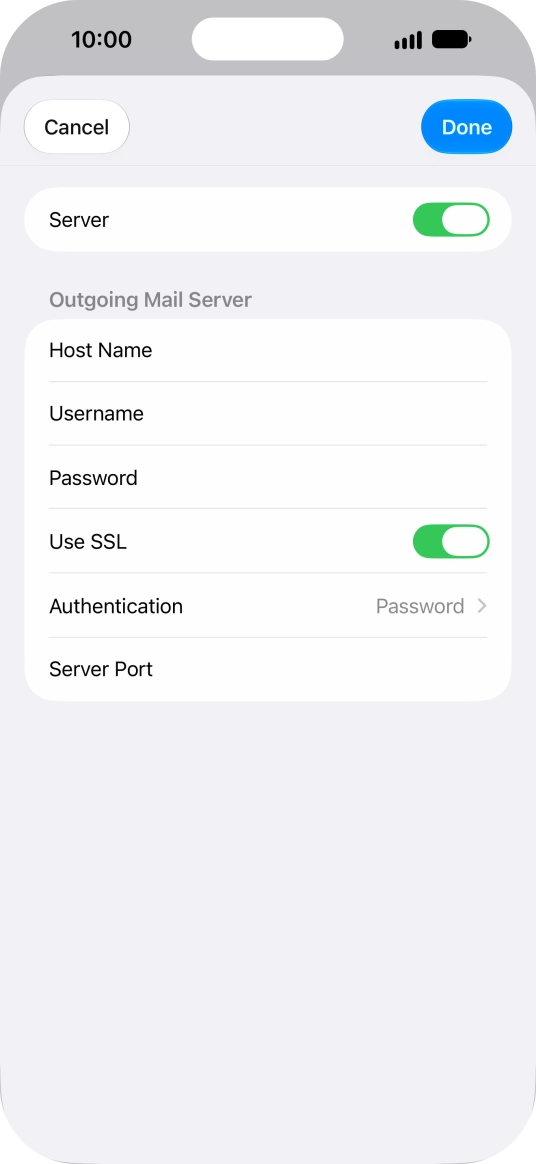 Press Authentication.