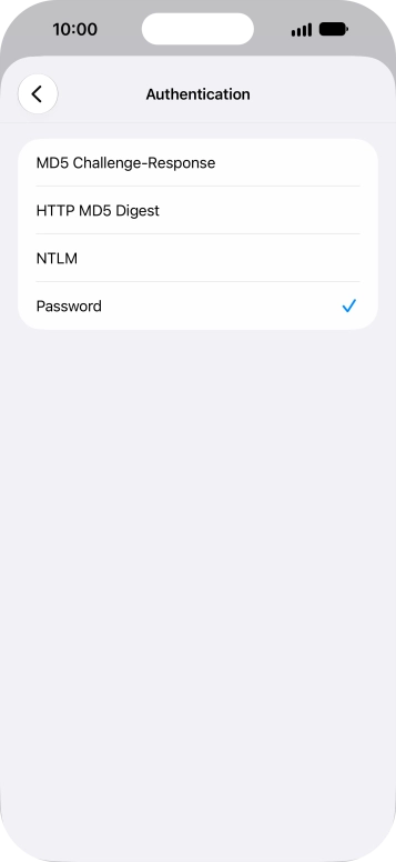 Press Password.