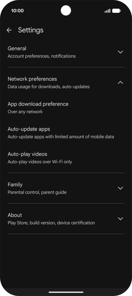Press Auto-update apps.