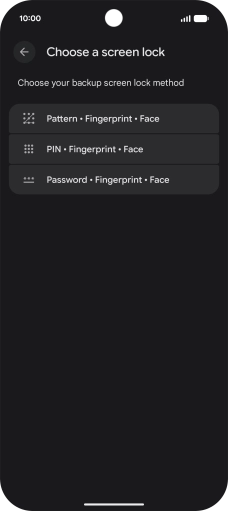 Press the required phone lock code and follow the instructions on the screen to create an additional phone lock code. Press the required phone lock code and follow the instructions on the screen to create an additional phone lock code.