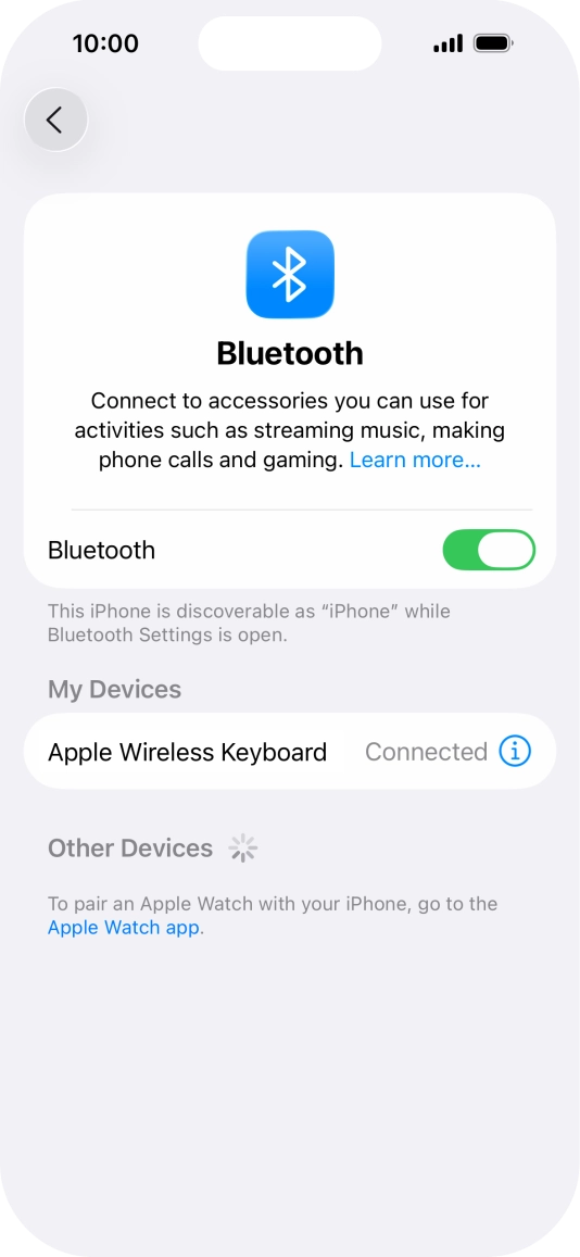 Slide your finger upwards starting from the bottom of the screen to return to the home screen.