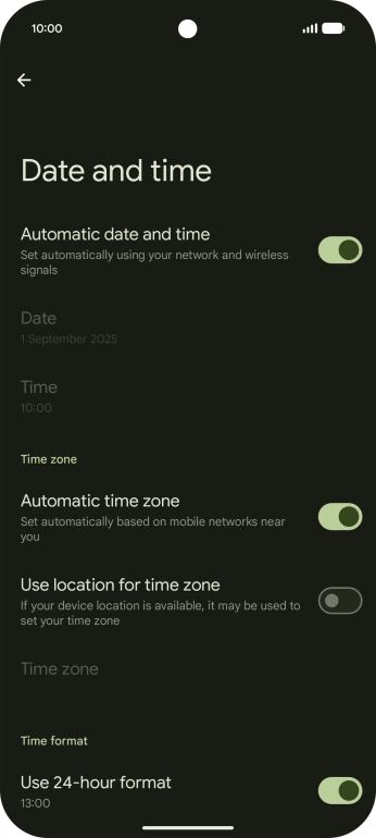 Slide your finger upwards starting from the bottom of the screen to return to the home screen.