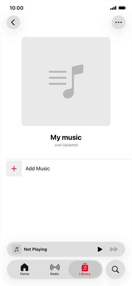 Press Add Music.